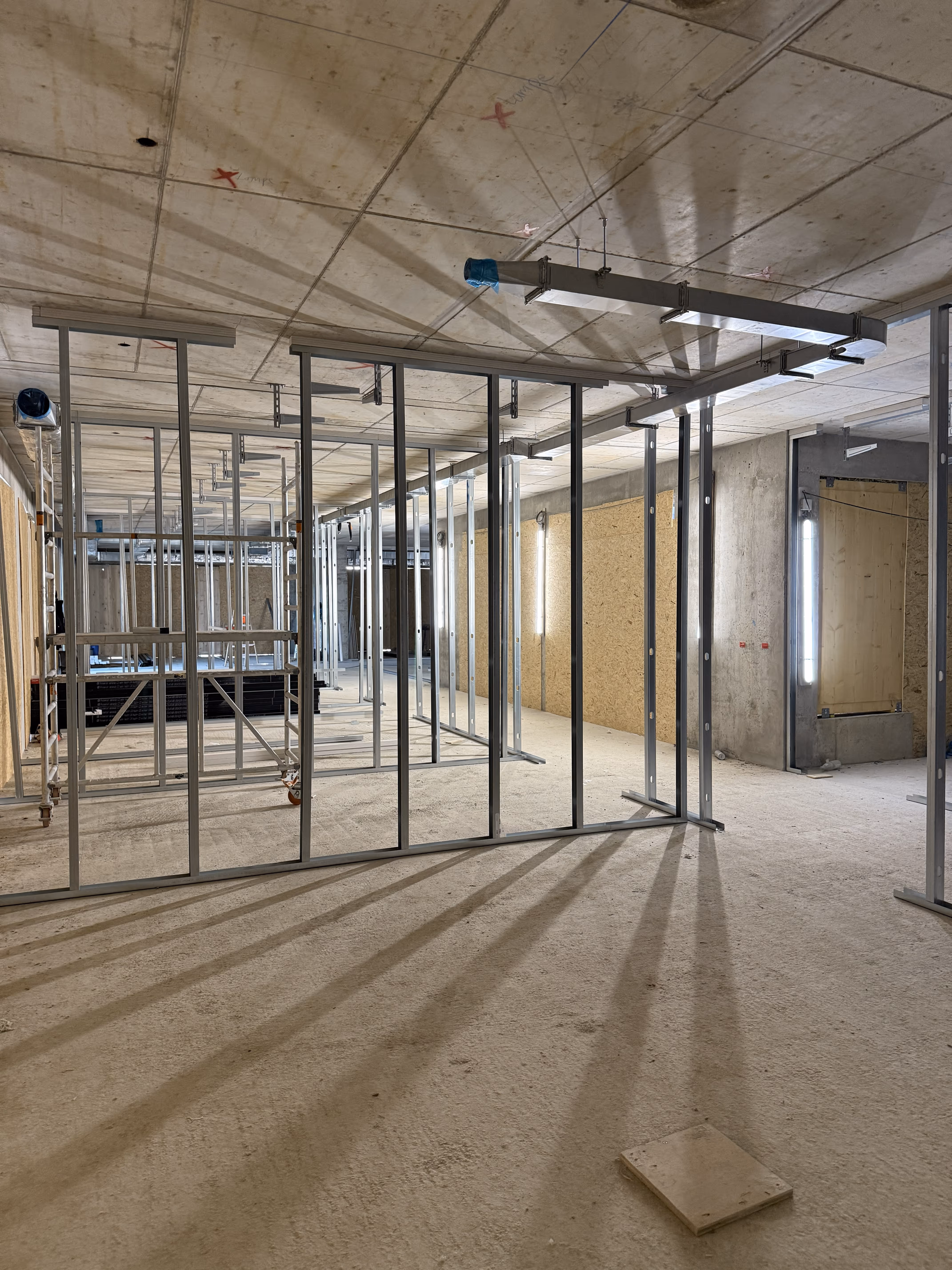 Innenausbau, Trockenbau